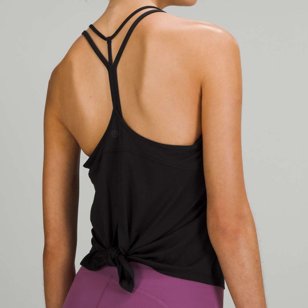 Lululemon modal tie back tank, size 2